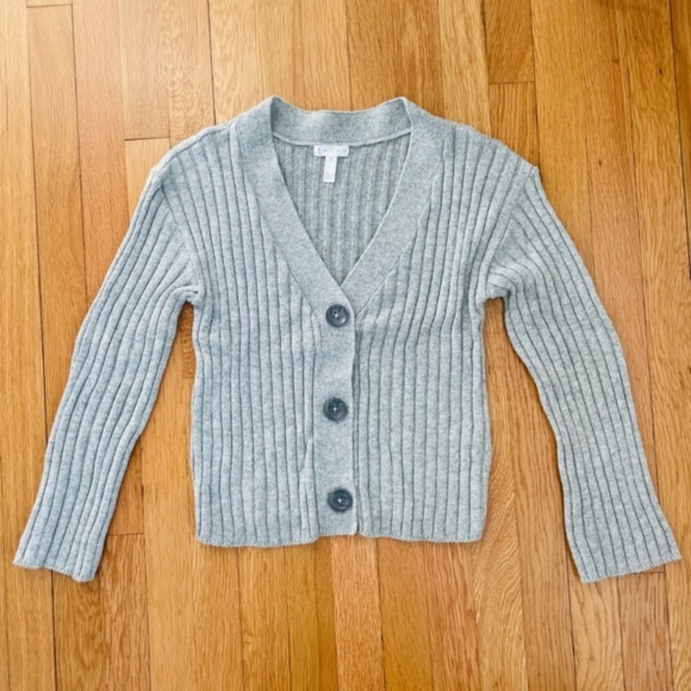 NWOT Leith Ribbed Crop Cardigan Sweater